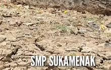 Penampakan Puing SMP Sukamenak Muncul Kembali di Waduk Jatigede yang Surut, Dulu Jadi Tempat Menuntut Ilmu