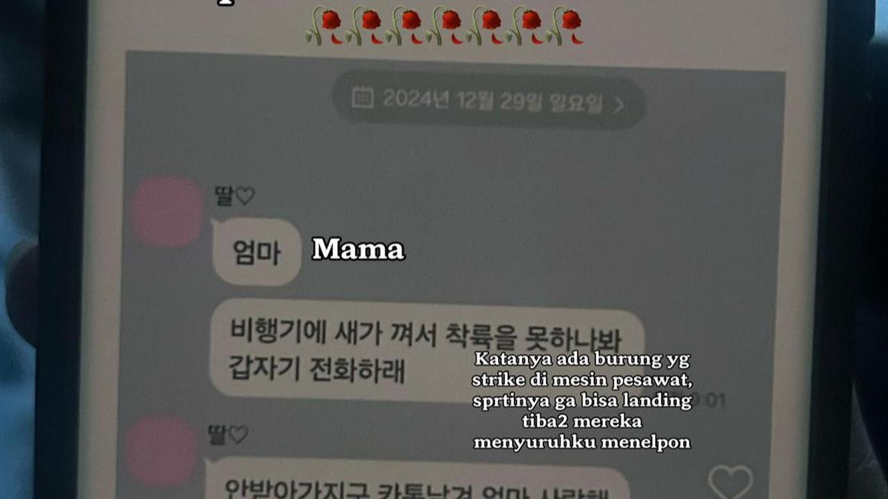 Pesan Terakhir Penumpang Jeju Air ke Sang Ibu Sungguh Luar Biasa