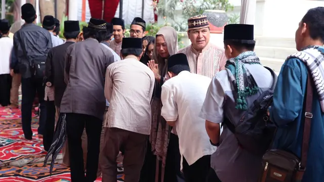 Ribuan WNI mudik lebaran ke Rumah Indonesia di Mesir. (Dokumentasi KBRI Kairo)