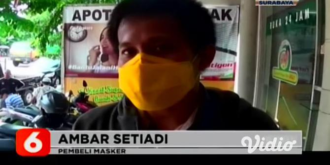 VIDEO: Aksi Warga Borong Masker Bikin Harganya Meroket