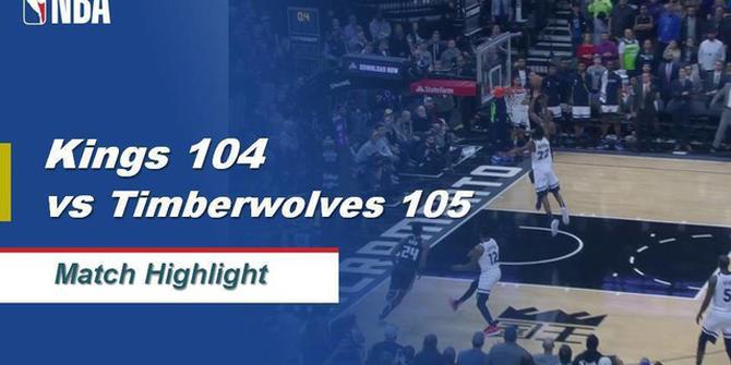 VIDEO: Highlights NBA 2019-2020, Sacramento Kings vs Minnesota Timberwolves 104-105