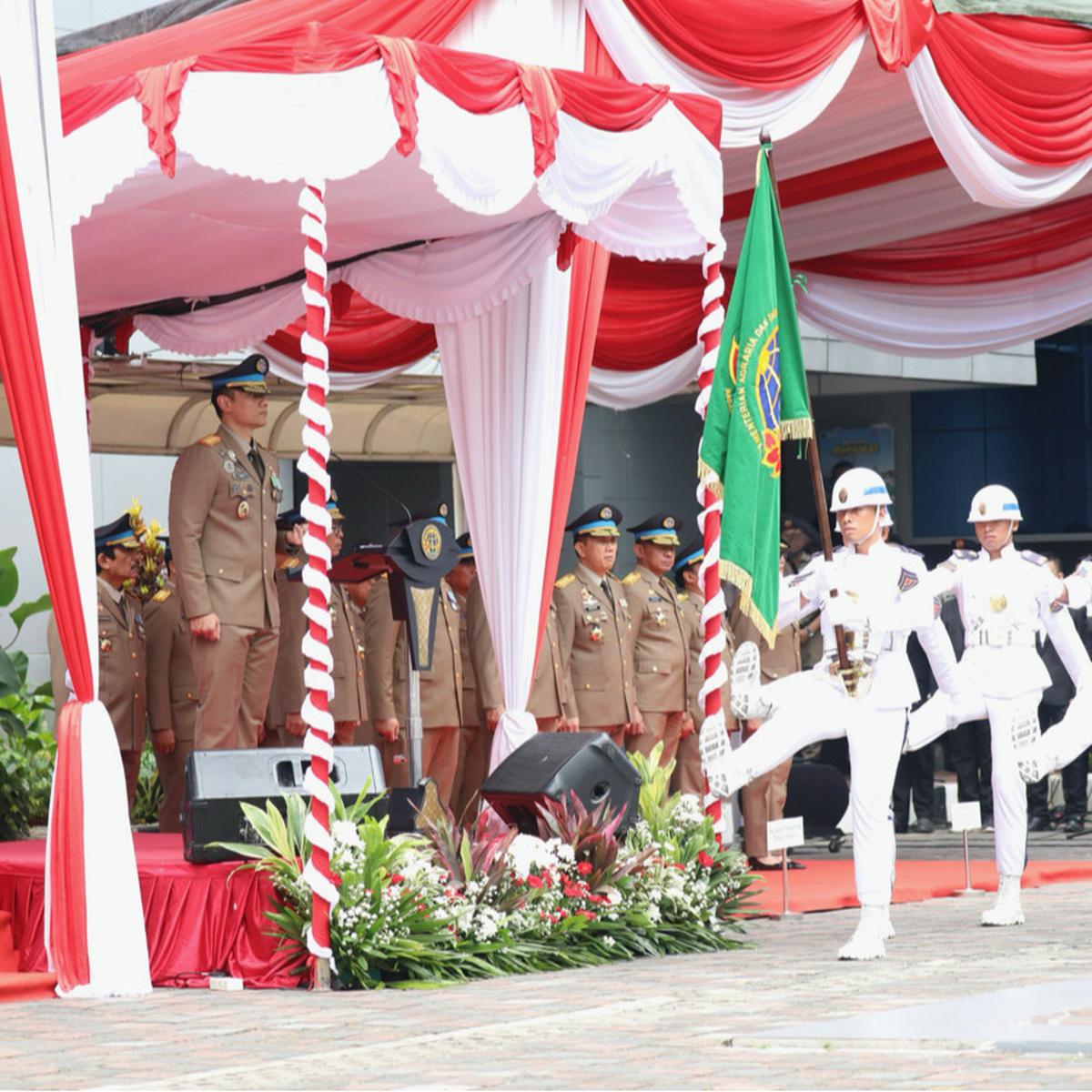 Menteri AHY Pimpin Upacara HANTARU 2024