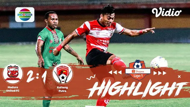 VIDEO: Slamet Nurcahyo Jadi Supersub, Madura United Taklukkan Kalteng Putra