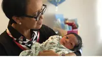 Menlu Retno Kenalkan Cucunya yang Baru Lahir Bernama Manggala Astabrata Marsudi