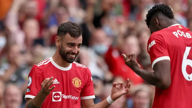 Gelandang Manchester United, Bruno Fernandes.