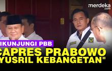 VIDEO: Penuh Canda Pertemuan Prabowo dengan Ketua Umum PBB Yusril