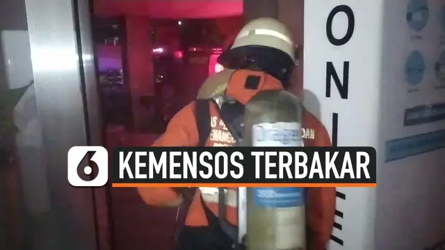 kemensos terbakar