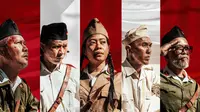 Cokelat Band dengan kostum ala pejuang kemerdekaan. (dok. Cokelat Band)