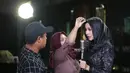 Syuting video klip berlangsung di kawasan Cilandak, Jakarta Selatan, Jumat (14/10/2016). Selain mengisi soundtrack, Bella juga didapuk menjadi pemeran utamanya. (Bambang E. Ros/Bintang.com)