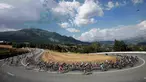 Para pebalap sedang berlomba di Etape 16 Tour de France 2015 yang berjarak 201-km dari Bourg-de-Peage menuju Gap, Prancis. (20/7/2015) (REUTERS/Eric Gaillard)