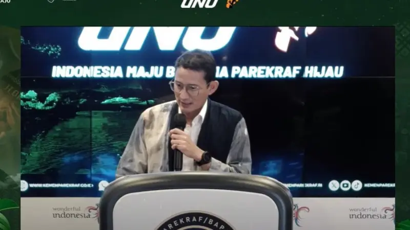 Menparekraf Sandiaga Uno dalam The Weekly Brief with Sandi Uno, Senin, 26 Agustus 2024