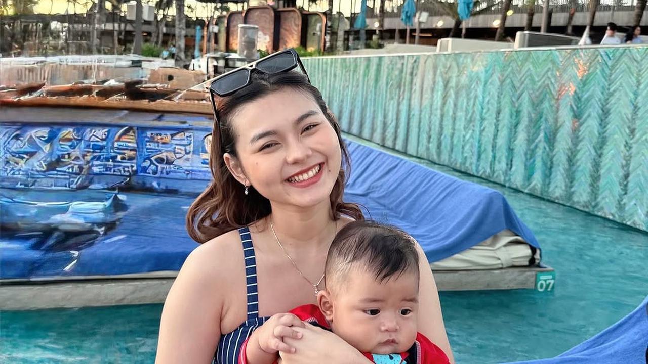 Potret Cesen Istri Marshel Widianto Momong Lano, Pesona MahMud Terlalu Kuat sampai Dibilang Momong Adik oleh Netizen