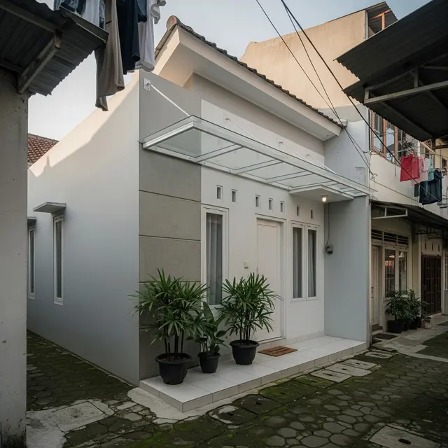 9 Model Kanopi Rumah di Gang Sempit, Solusi Estetis dan Fungsional