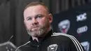 Wayne Rooney meninggalkan Derby County setelah klub tersebut terjerat masalah finansial dan terdegradasi dari Divisi Championship pada akhir musim 2021/2022 lalu. (AP/Alex Brandon)