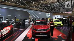 PT Honda Prospect Motor (HPM)  meluncurkan mobil baru di Gaikindo Indonesia International Auto Show (GIIAS) 2023. (Liputan6.com/Angga Yuniar)