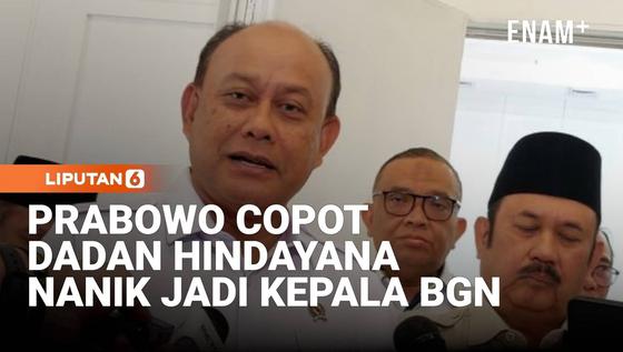 Prabowo Copot Dadan & Dua Wakil, Nanik S Deyang jadi Kepala BGN