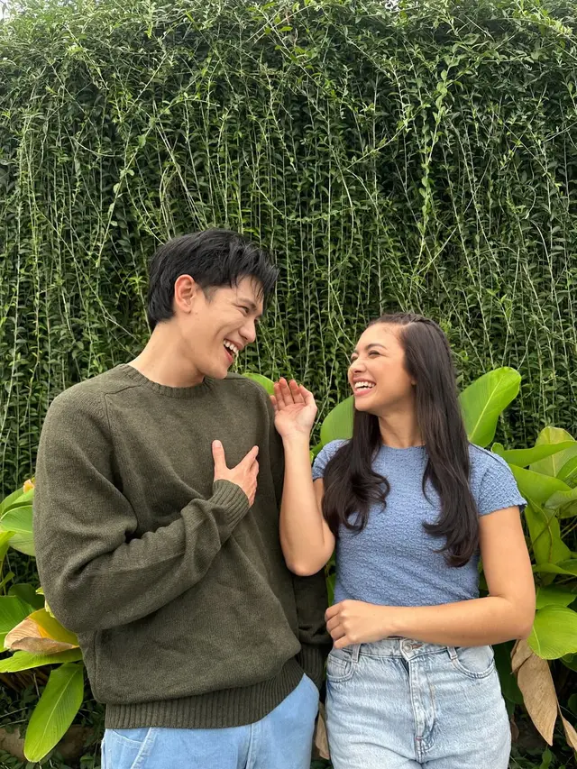 Angela Gilsha dan Julian Jacob. (Foto: Dok. Instagram @angelagilsha)