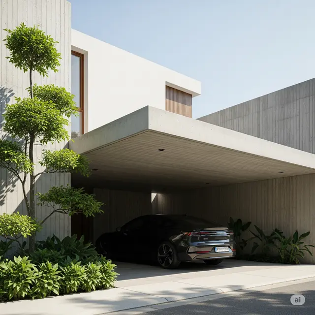 17 Model Dak Cor Teras Depan Rumah Modern dan Minimalis