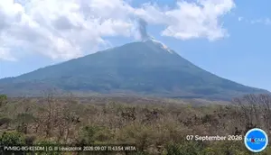 Gunung Ili Lewotolok Meletus 291 Kali Sepanjang Hari