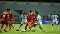 Duel antara Timnas Indonesia U-23 vs Timor Leste di Grup B Piala AFF U-23 2023, Minggu (20/8/2023) malam WIB. Tim Garuda Muda menang 1-0 dalam laga ini. (Bola.com/Dok. PSSI)