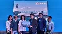 Launching Top Up BRIZZI di Traveloka, di Gedung BRI 1, Jakarta, Senin (07/10/2019).