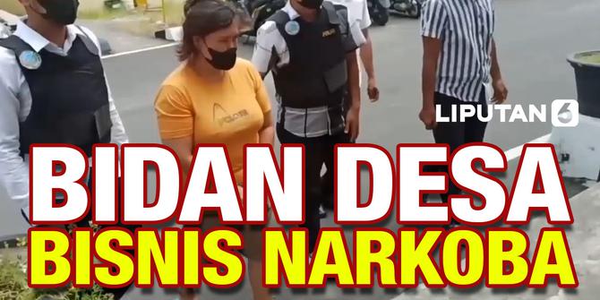 VIDEO: Jual Narkoba di Tempat Praktik, Bidan Desa di Sumatera Selatan Ditangkap