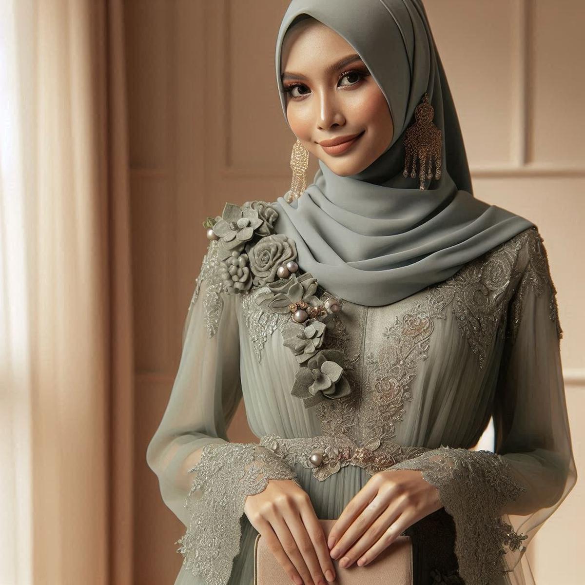 Tren Baju Lebaran 2025 Warna Sage Green
