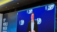 Elon Musk dalam Opening Ceremony World Water Forum ke-10 yang digelar di Mangapura Hall, Bali International Convention Centre, Nusa Dua, Senin (20/5/2024). (Liputan6/Benedikta Miranti)