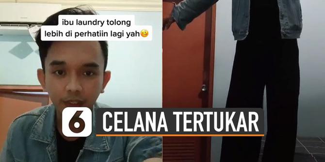 VIDEO: Kocak, Celana Lelaki Ini Tertukar Dengan Kulot Perempuan Saat di Laundry