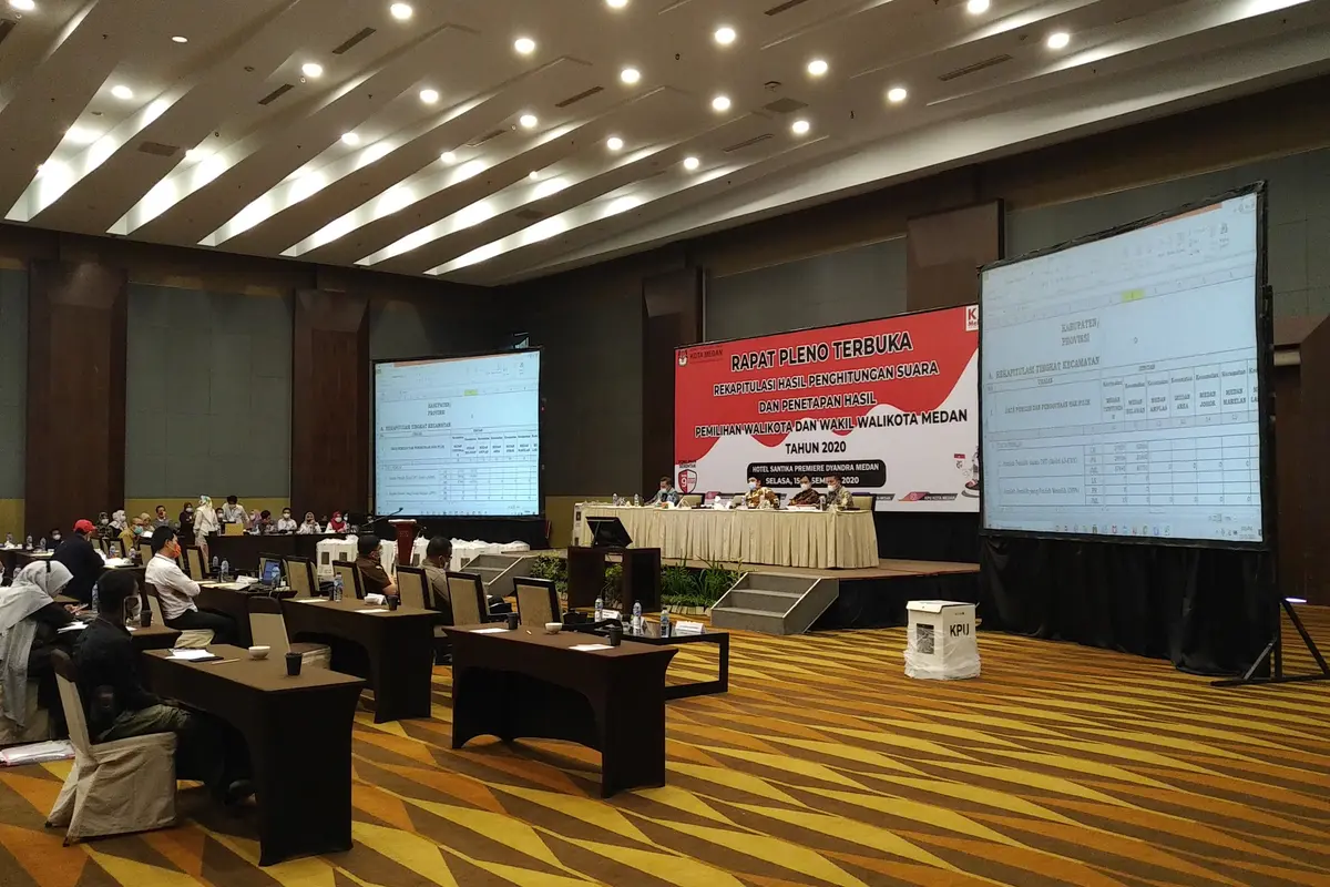 Rapat Pleno KPU Medan
