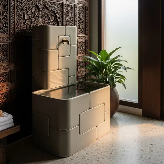 Inspirasi Bak Mandi Keramik Modern dan Estetik
