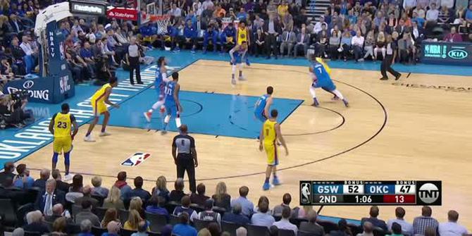 VIDEO : Cuplikan Pertandingan NBA,  Warriors 111 vs Thunder 107