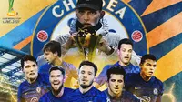 Piala Dunia Antarklub - Ilustrasi Chelsea Juara (Bola.com/Lamya Dinata/Adreanus Titus)