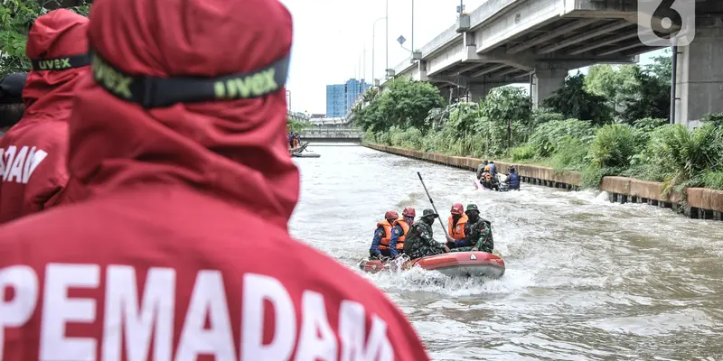 Simulasi Penanganan Banjir di Masa Pandemi