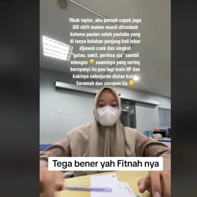 Nabila Maharani dan Suami Bikin Klarifikasi, Dokter yang Tuding Artis Tak Sopan Saat Konsultasi Bikin Video Pernintaan Maaf. foto: TikTok @anmntaa