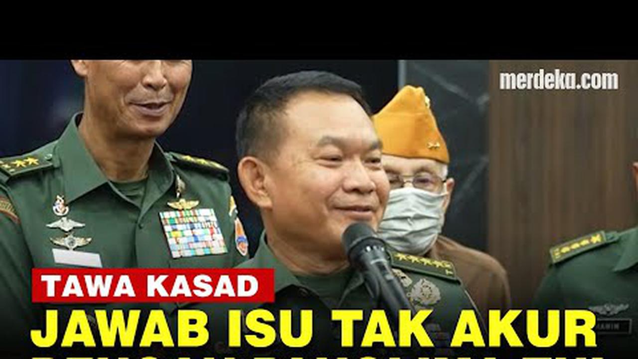 VIDEO: [FULL] Kasad Dudung Jawab Isu Tak Akur sama Panglima TNI Andika