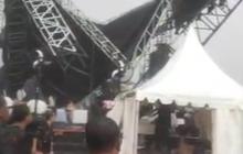 Panggung Kampanye Akbar Airin-Ade di Tangerang Ambruk, Dua Warga Terluka