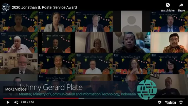 2020 Postel Service Award