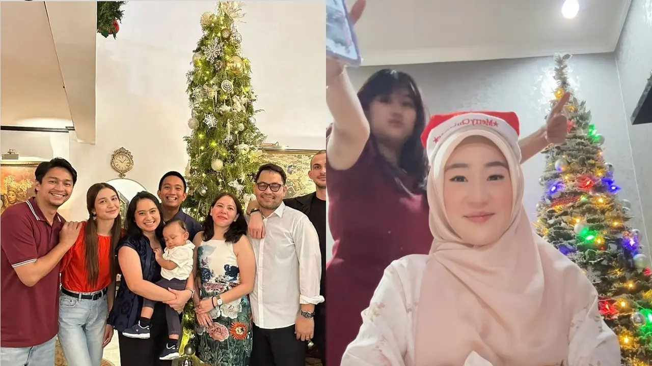 Artis Rayakan Natal Beda Agama