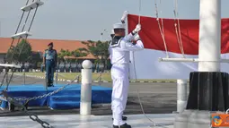 Panglima TNI Memberikan Amanat Saat Apel 