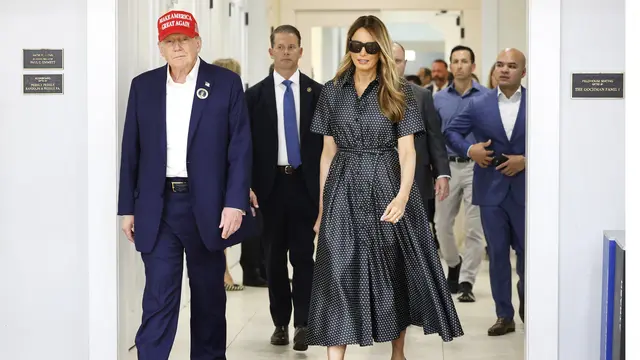 Donald dan Melania Trump
