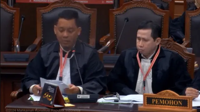 Sidang sengketa Pileg 2024 di Mahkamah Konstitusi (MK), Senin (29/4/2024).