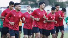 Timnas Indonesia terus menggenjot persiapan jelang menghadapi Timnas Curacao di Bandung. Skuad Garuda melakukan sesi latihan di Stadion Sidolig, Jalan Ahmad Yani, Bandung, Selasa (20/9/2022). (Dokumentasi PSSI)