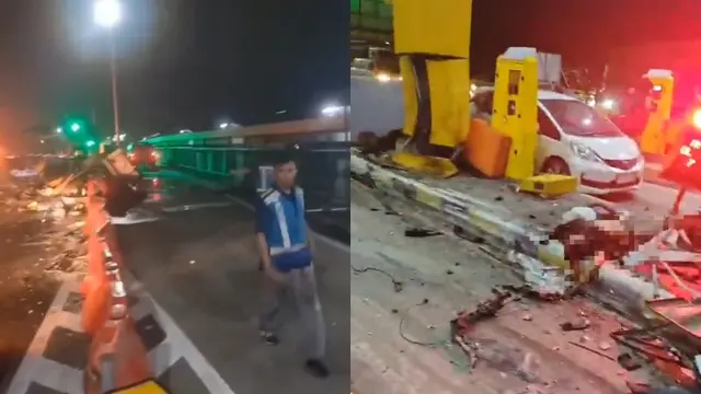 Rem Blong Truk Galon Diduga jadi Penyebab Kecelakaan Maut di Gerbang Tol Ciawi