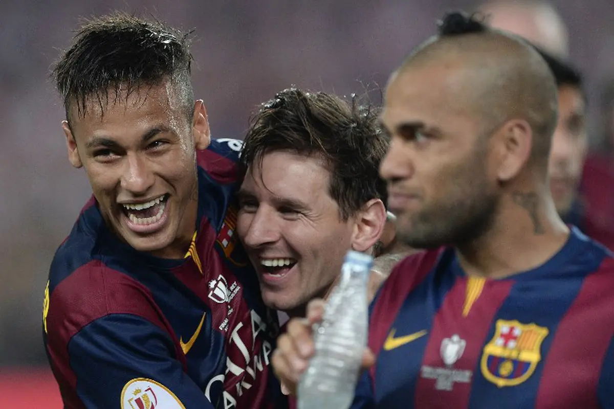 Lionel Messi Neymar Dani Alves