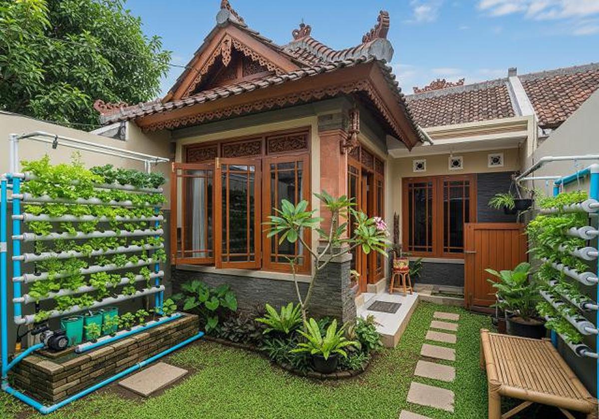 9 Model Rumah Mungil tapi Punya Halaman Belakang untuk Hidroponik, Mini tapi Maksimal