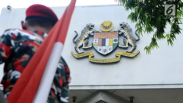 Kedubes Malaysia Didatangi Pendemo