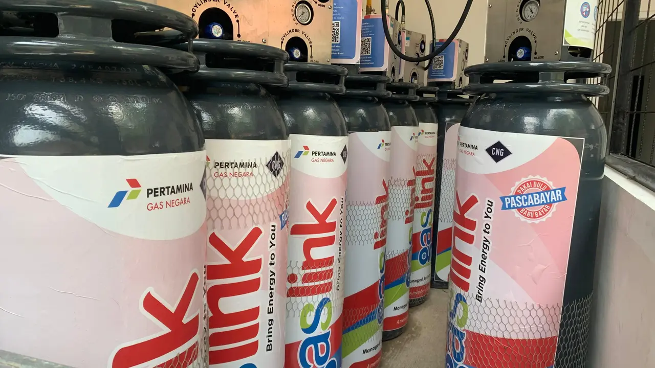 Instalasi penyaluran compressed natural gas (CNG). (Liputan6.com/Deon)