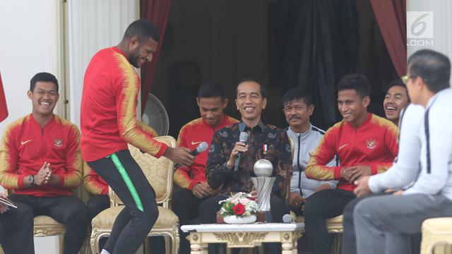 Jokowi Terima Timnas U-22