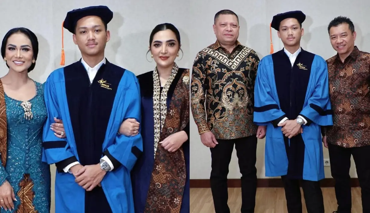 Krisdayanti hingga Raul Lemos Menghadiri Wisuda Azriel Hermansyah (Foto: Instagram/ ashanty_ash)